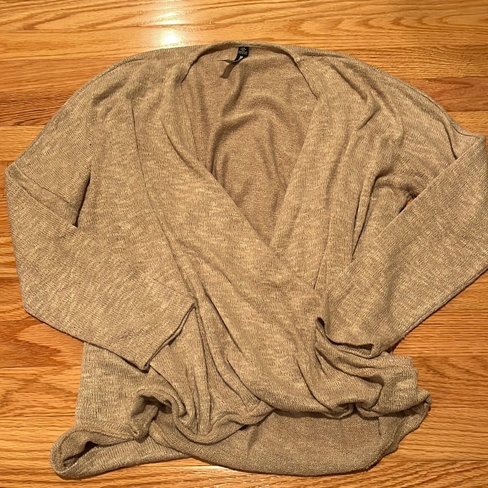 Design Lab V-Neck Cross Sweater